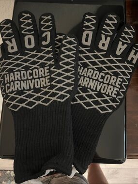 Black Grill Gloves - Heavy-Duty Heat Resistant